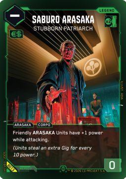 Saburo Arasaka - Stubborn Patriarch
