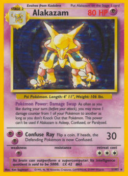 Alakazam - Base Set (Holo Rare) [BS-1]
