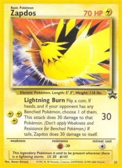 Zapdos - Wizards Black Star Promos (Promo) [WP-23]