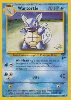 Wartortle - "W" Promos (Promo) [WPR-B2 63]