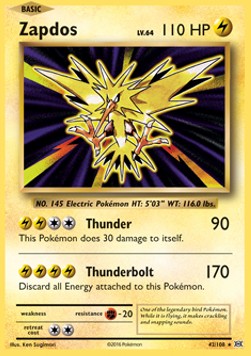 Zapdos - Evolutions (Holo Rare) [EVO-42]