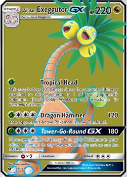 Alolan Exeggutor GX - Crimson Invasion (Ultra Rare) [CIN-107]