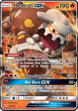 Heatran GX - Unified Minds (Ultra Rare) [UNM-25]