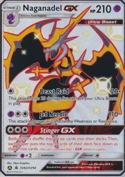 Naganadel GX - Hidden Fates (Secret Rare) [HIF-SV63]