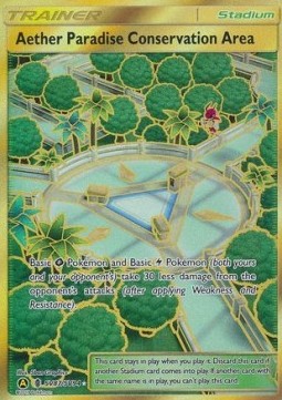 Aether Paradise Conservation Area - Hidden Fates (Secret Rare) [HIF-SV87]
