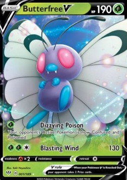 Butterfree V - Darkness Ablaze (Ultra Rare) [DAA-1]