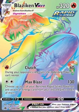 Blaziken VMAX - Chilling Reign (Secret Rare) [CRE-200]