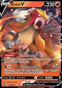 Entei V - Brilliant Stars (Ultra Rare) [BRS-022]