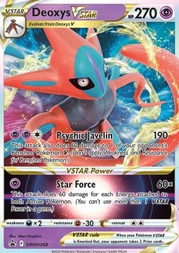 Deoxys VSTAR - SWSH Black Star Promos (Promo) [SWSH-268]