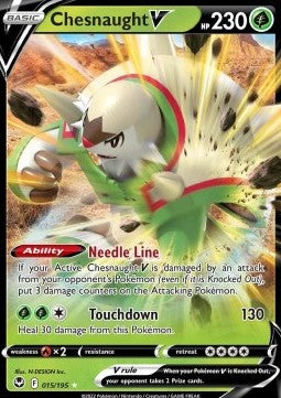 Chesnaught V - Silver Tempest (Ultra Rare) [SIT-015]