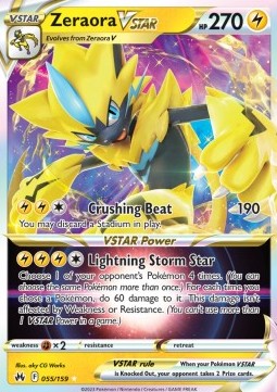 Zeraora VSTAR - Crown Zenith (Ultra Rare) [CRZ-055]