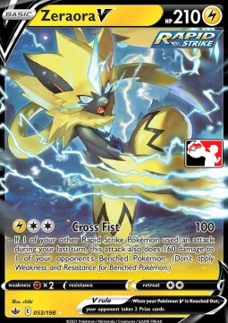 Zeraora V - Play! Pokémon Prize Pack Series One (Promo) [PPS1-CRE 053]