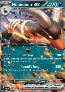 Houndoom ex - Obsidian Flames (Double Rare) [OBF-134]