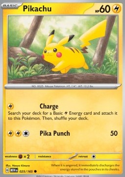 Pikachu - 151 (Common) [MEW-025]