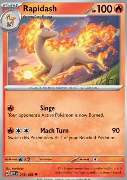 Rapidash - 151 (Uncommon) [MEW-078]