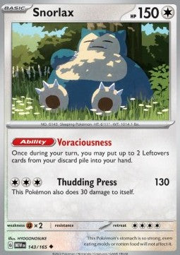 Snorlax - 151 (Uncommon) [MEW-143]