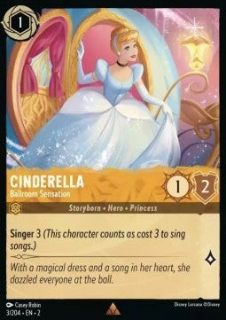 Cinderella - Ballroom Sensation (V.1) - Rise of the Floodborn (Rare) [2ROF-3]
