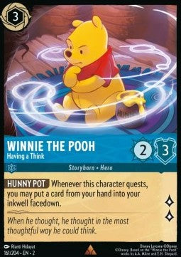 Winnie the Pooh - Having a Think - Rise of the Floodborn (Rare) [2ROF-161]