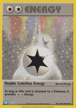 Double Colorless Energy - Pokémon Trading Card Game Classic: Blastoise & Suicune ex Deck (Fixed) [CLB-032]