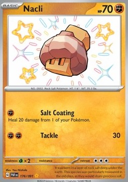 Nacli - Paldean Fates (Shiny Rare) [PAF-176]