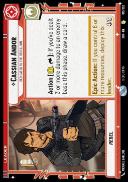 Cassian Andor, Dedicated to the Rebellion - Spark of Rebellion (Rare) [SOR-013]