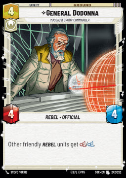 General Dodonna, Massassi Group Commander - Spark of Rebellion (Uncommon) [SOR-242]