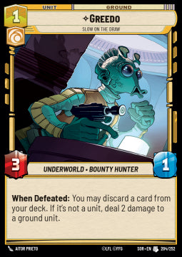 Greedo, Slow on the Draw - Spark of Rebellion (Common) [SOR-204]