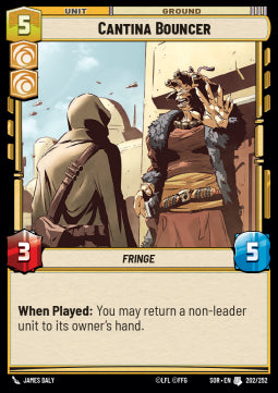 Cantina Bouncer - Spark of Rebellion (Uncommon) [SOR-202]