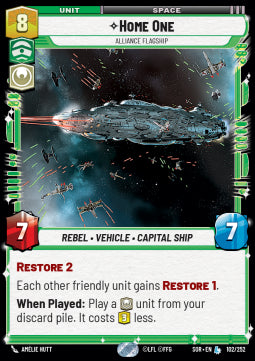 Home One, Alliance Flagship - Spark of Rebellion (Legendary) [SOR-102]
