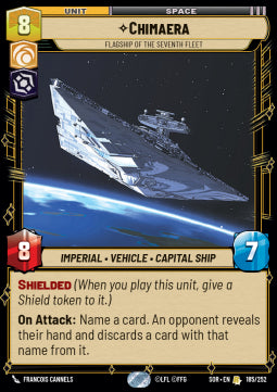 Chimaera, Flagship of the Seventh Fleet - Spark of Rebellion (Rare) [SOR-185]