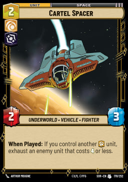 Cartel Spacer - Spark of Rebellion (Uncommon) [SOR-178]