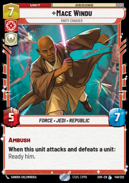 Mace Windu, Party Crasher - Spark of Rebellion (Legendary) [SOR-149]