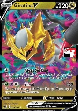Giratina V - Play! Pokémon Prize Pack Series Four (Promo) [PPS4-LOR 130]