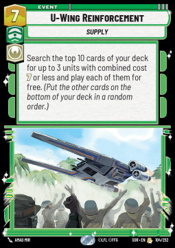 U-Wing Reinforcement - Spark of Rebellion (Rare) [SOR-104]