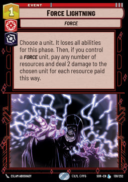 Force Lightning - Spark of Rebellion (Legendary) [SOR-138]