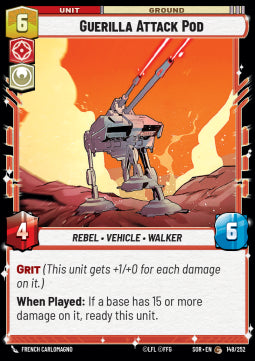 Guerilla Attack Pod - Spark of Rebellion (Common) [SOR-148]