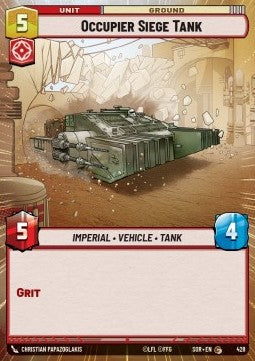 Occupier Siege Tank - Spark of Rebellion: Extras (Common) [XSOR-428]