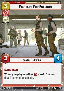Fighters for Freedom - Spark of Rebellion: Extras (Uncommon) [XSOR-406]