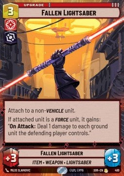 Fallen Lightsaber - Spark of Rebellion: Extras (Rare) [XSOR-400]