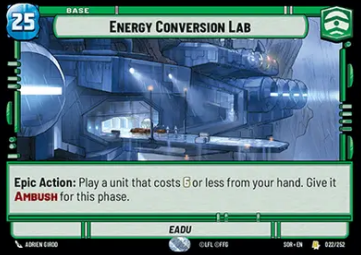 Energy Conversion Lab - Spark of Rebellion (Rare) [SOR-022]