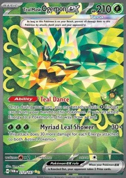 Teal Mask Ogerpon ex - Twilight Masquerade (Special Illustration Rare) [TWM-211]