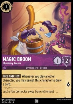 Magic Broom - Illuminary Keeper - Ursula's Return (Common) [4URS-48]