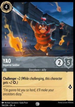 Yao - Imperial Soldier - Ursula's Return (Common) [4URS-194]
