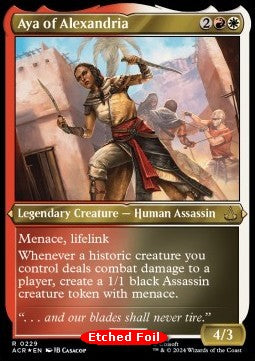 Aya of Alexandria (V.2) - Universes Beyond: Assassin's Creed: Extras (Rare) [XACR-229]