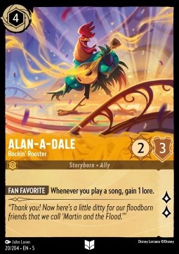 Alan‐a‐Dale - Rockin' Rooster - Shimmering Skies (Uncommon) [5SSK-20]