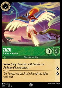 Zazu - Advisor to Mufasa - Shimmering Skies (Common) [5SSK-72]