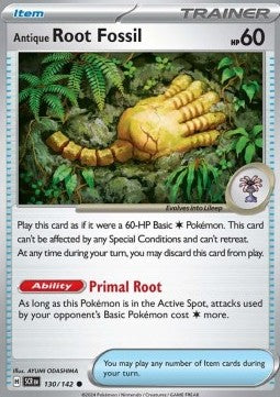 Antique Root Fossil - Stellar Crown (Common) [SCR-130]