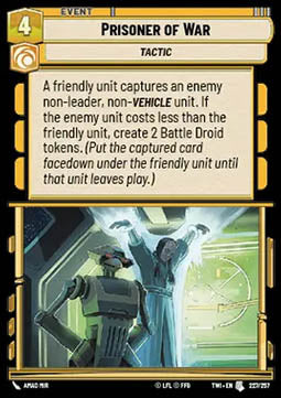 Prisoner of War - Twilight of the Republic (Uncommon) [TWI-227]