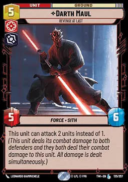 Darth Maul, Revenge At Last - Twilight of the Republic (Legendary) [TWI-135]