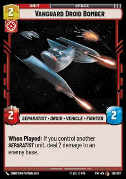 Vanguard Droid Bomber - Twilight of the Republic (Common) [TWI-160]